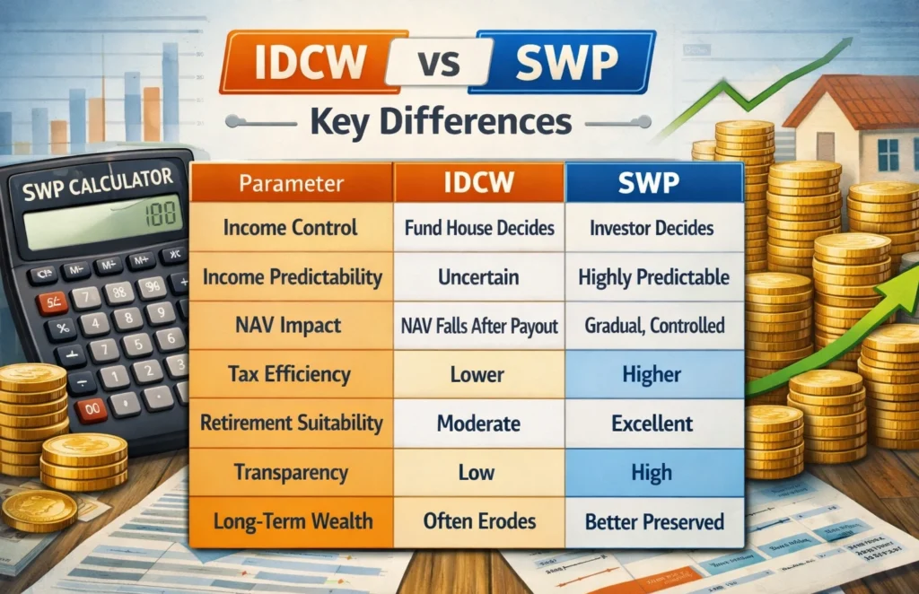 idcw vs swp
